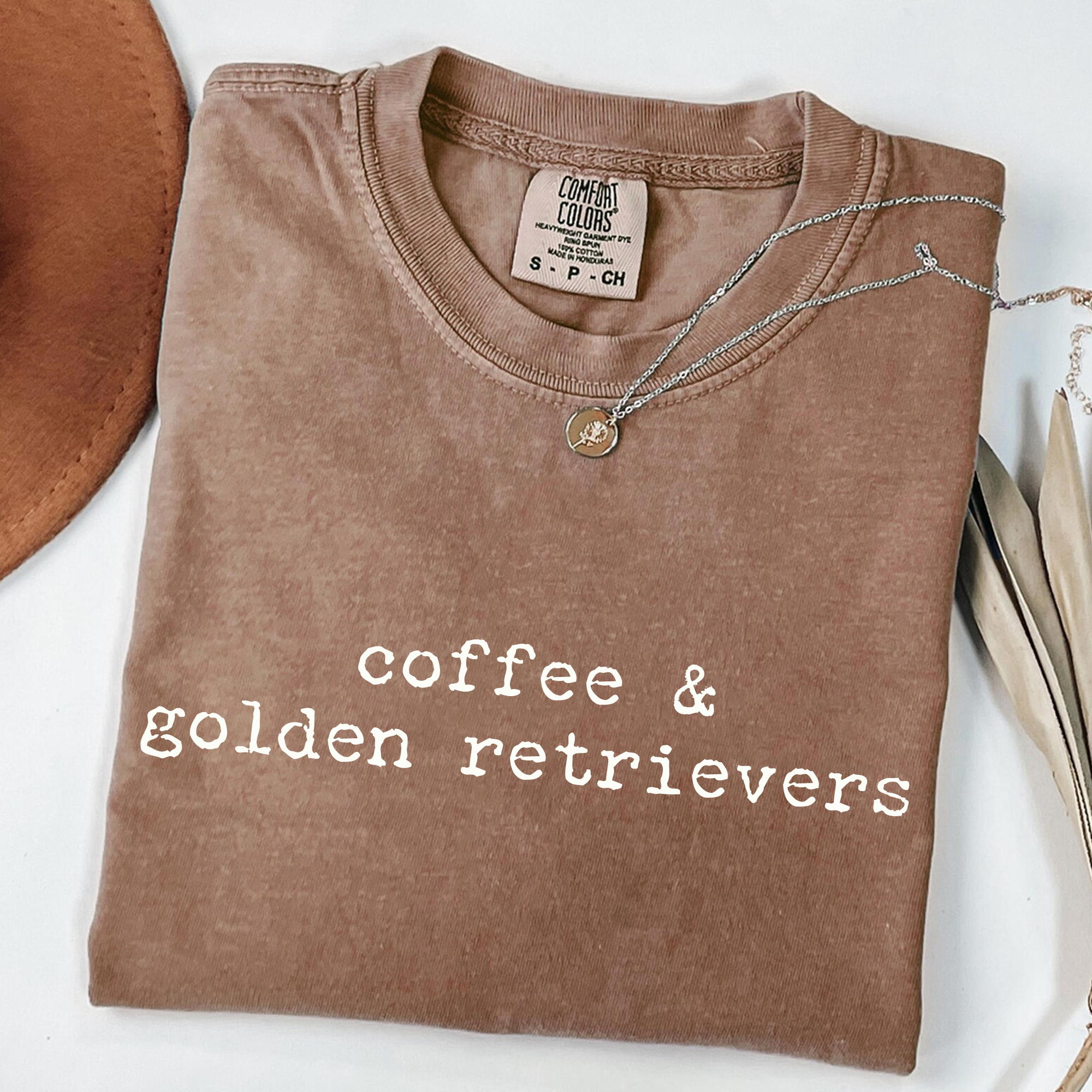 Coffee & Golden Retrievers T-Shirt