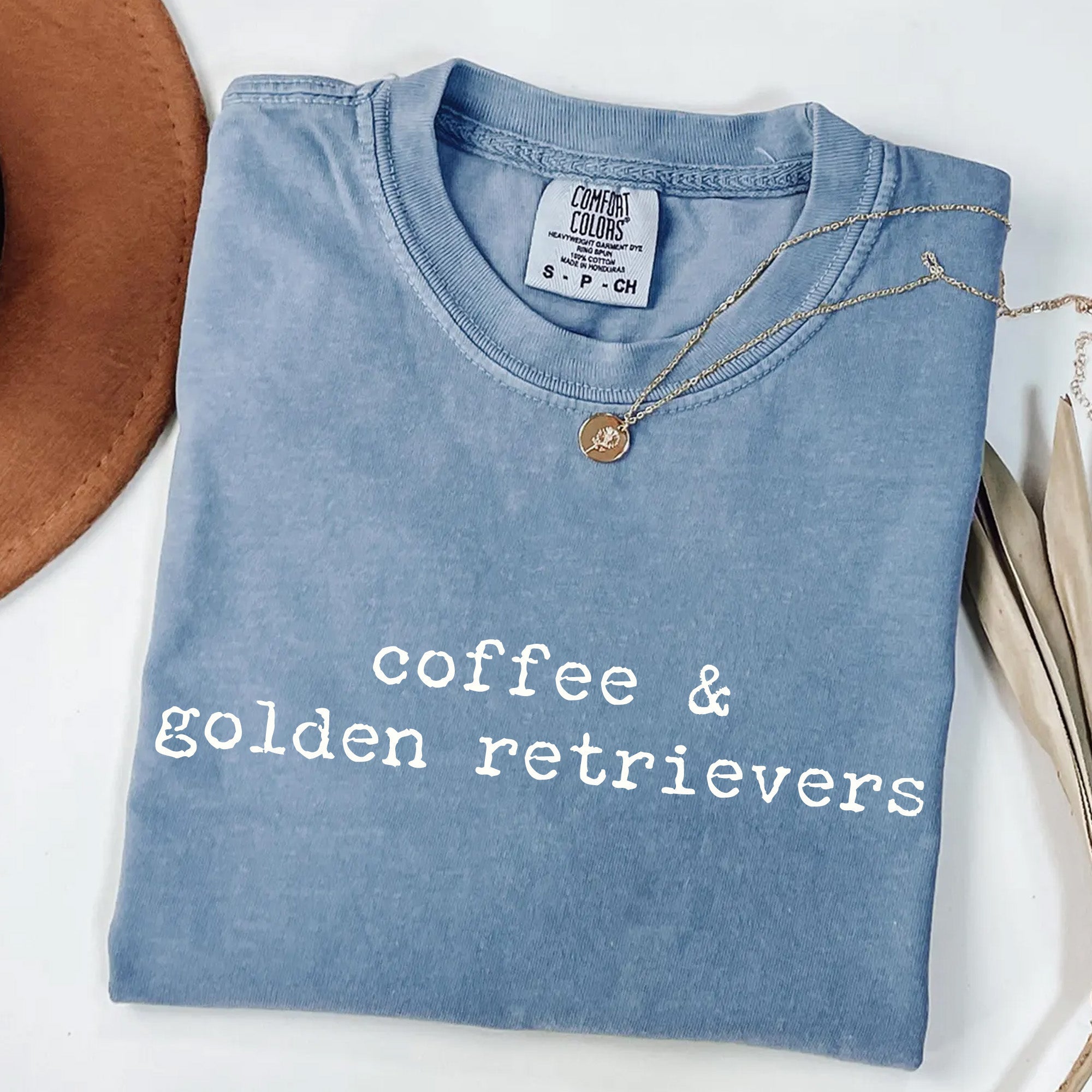 Coffee & Golden Retrievers T-Shirt