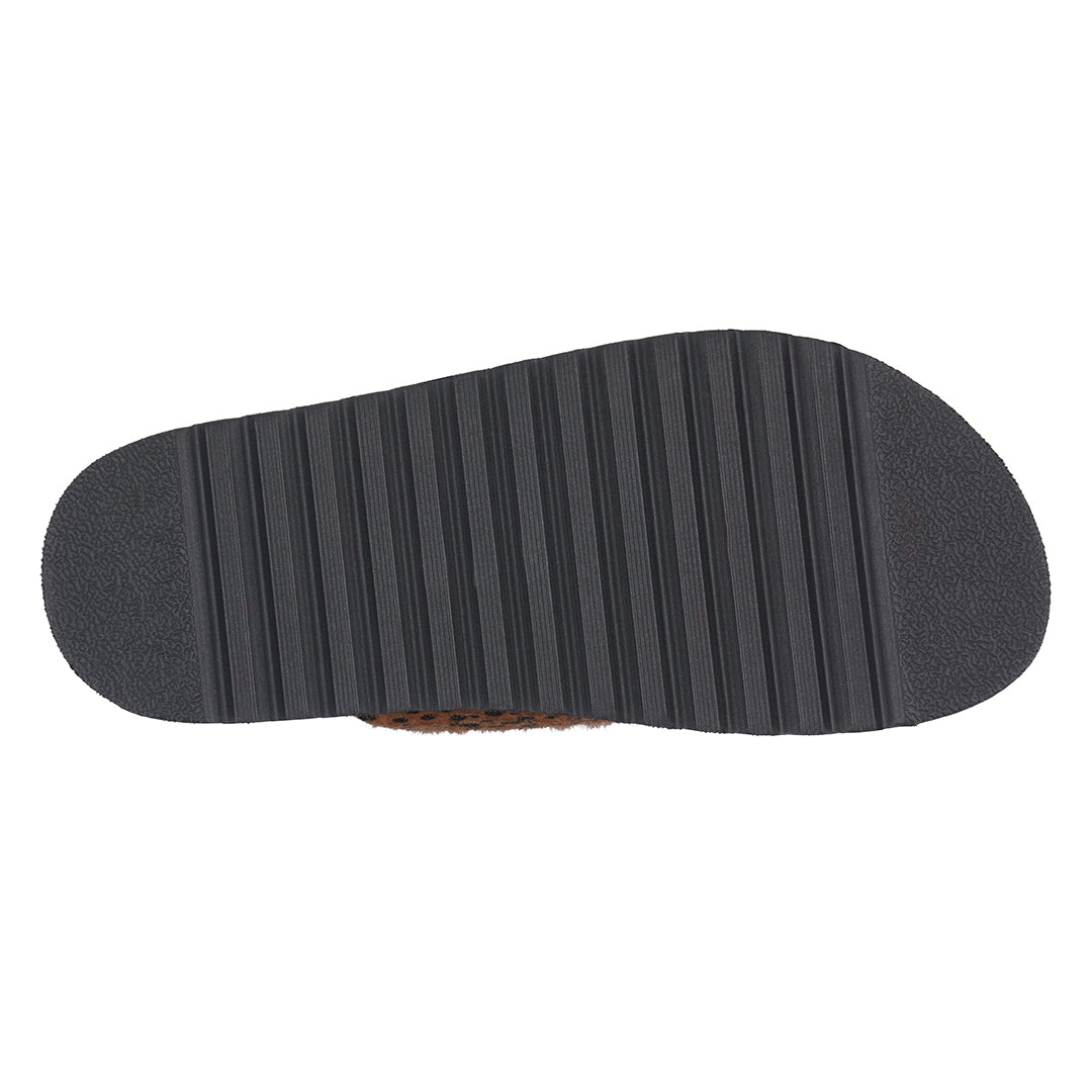 Women's Juno Camel Slide Footbed Sandals