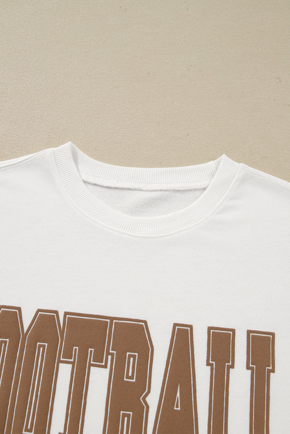 FOOTBALL Drop Shoulder Crewneck Sweatshirt