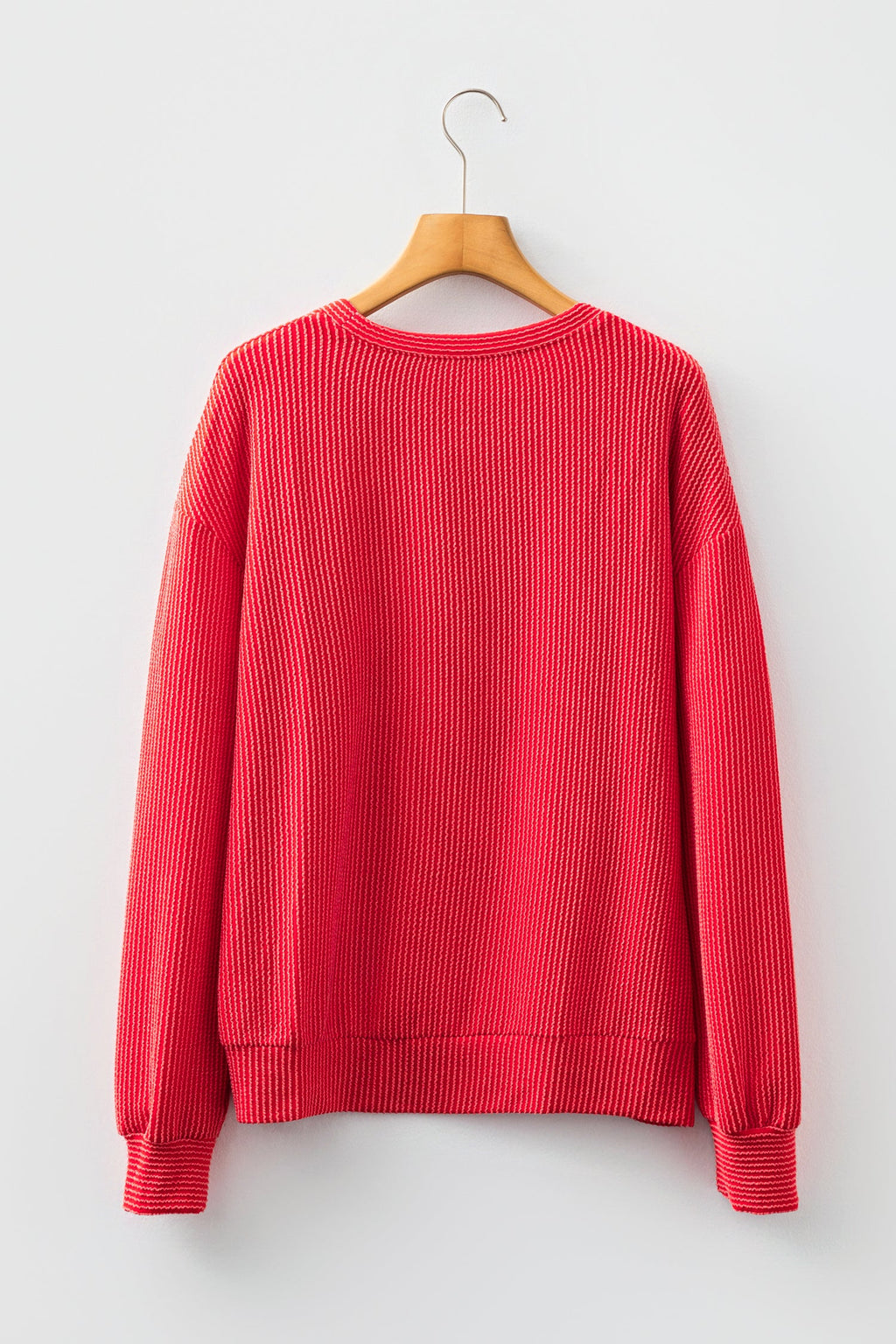 Christmas MERRY/JOLLY Letter Print Long Sleeve Top