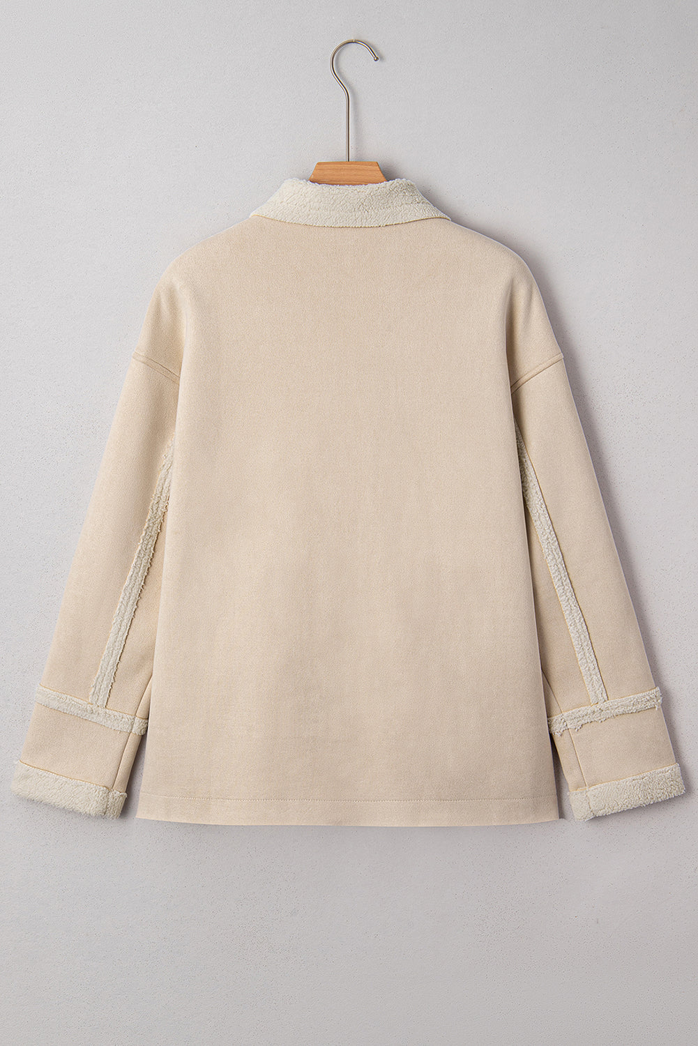 Western Suede Sherpa Lined Jacket