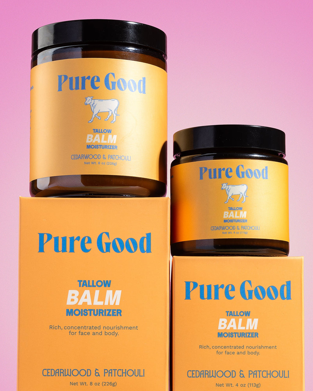 Cedarwood + Patchouli Tallow Balm - Firming & Balancing