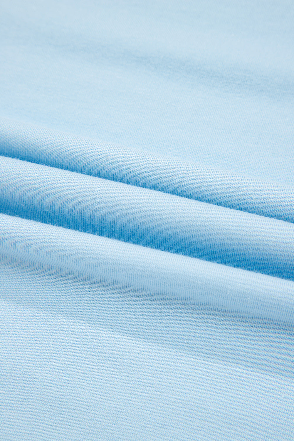 Solid Short Sleeve Crew Neck Tee