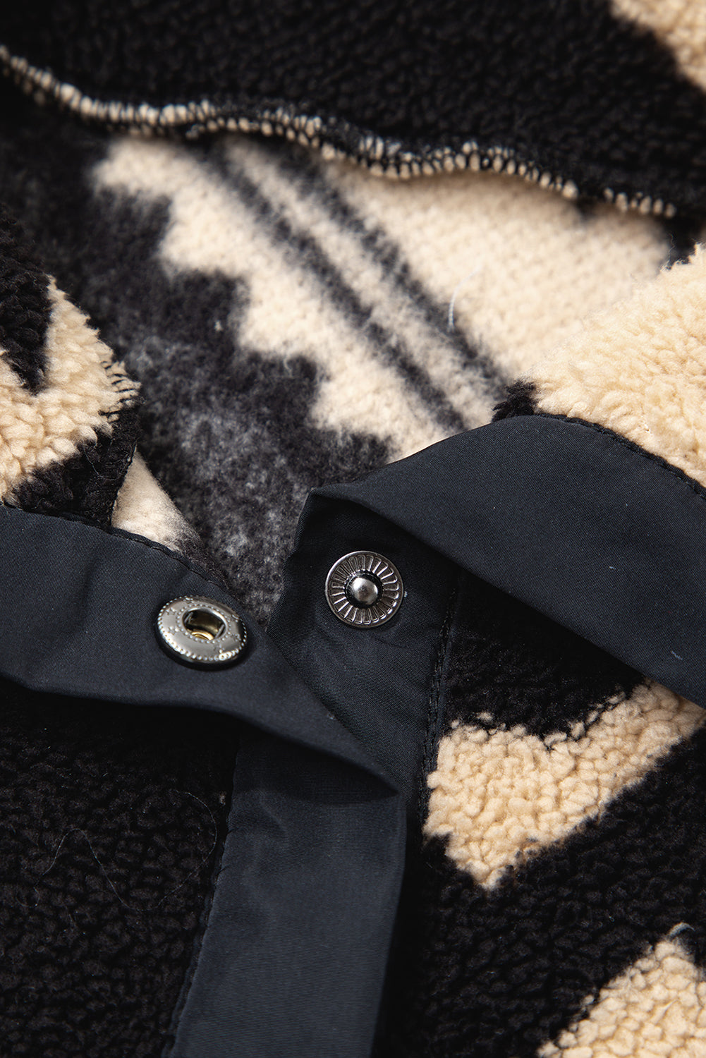Western Aztec Fleece Half Zip Sweatshirt