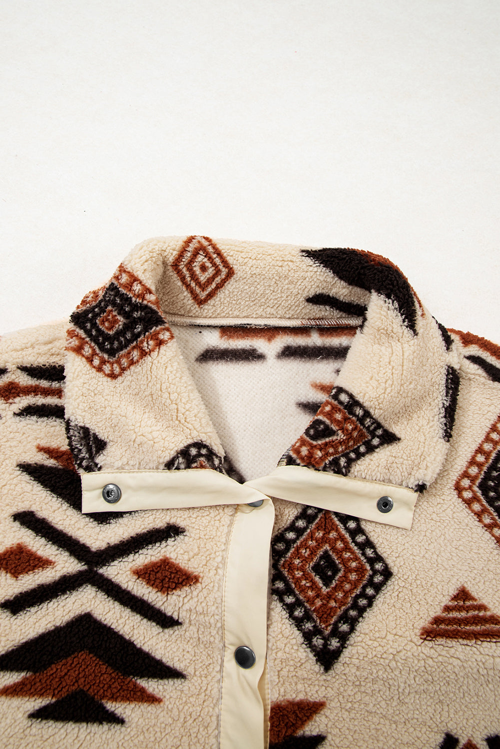 Western Aztec Fleece Half Zip Sweatshirt