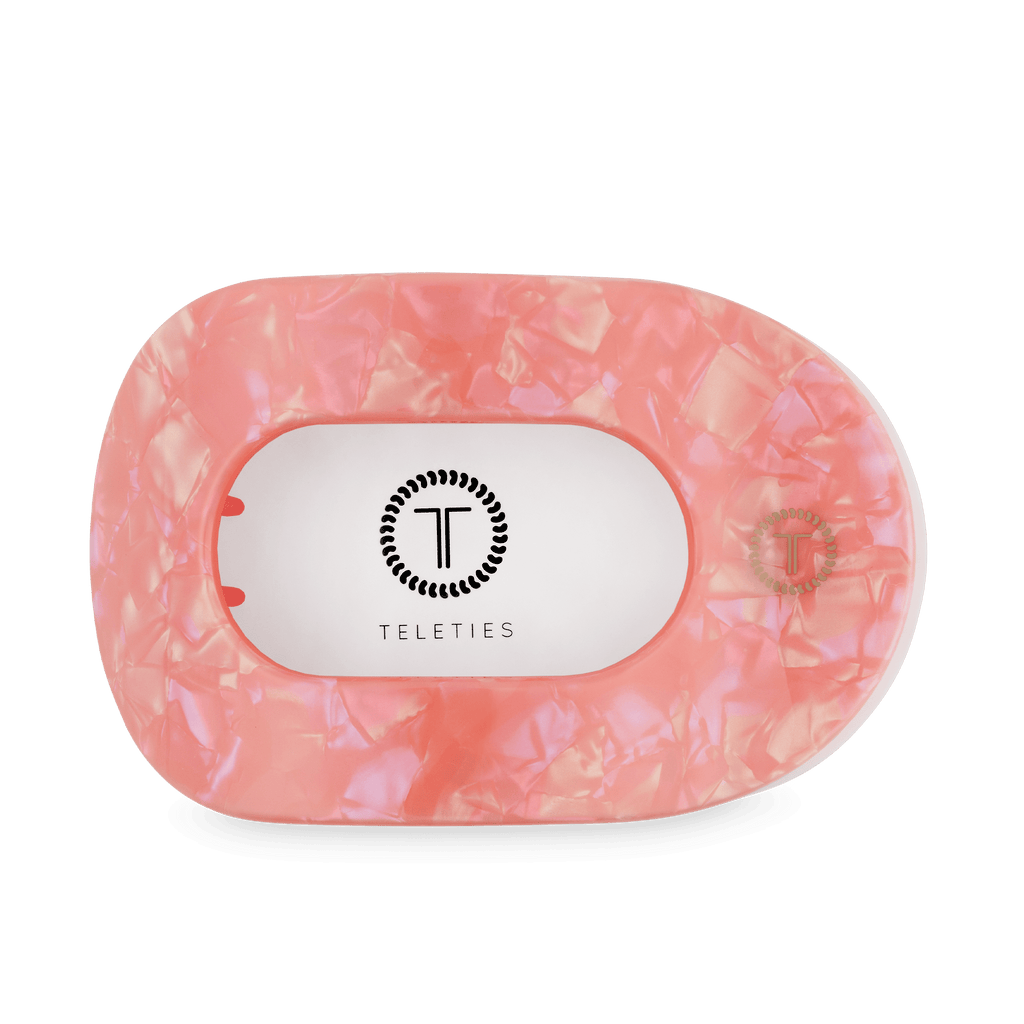 Dreamsicle Large Flat Round Hair Clip