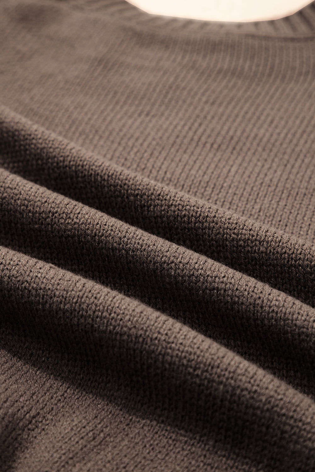 Western Geometric Knit Crew Neck Sweater