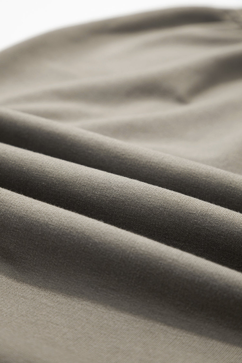 Solid Drawstring Elastic Waist Pants