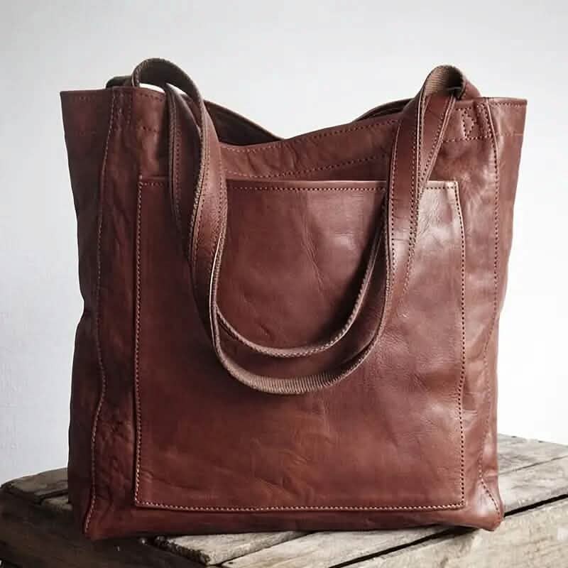 Large Capacity Soft Leather Handbags for Women