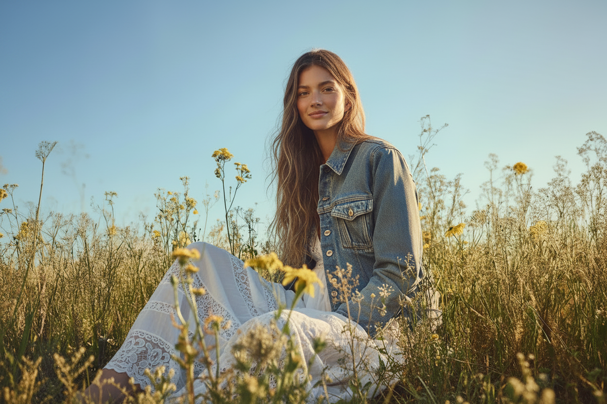 Smiling Field Portrait